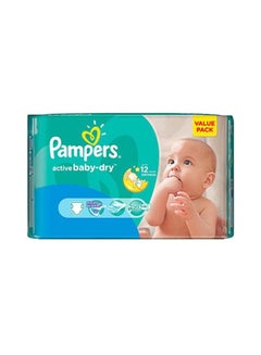 Buy Active Baby Dry Diapers, Up To 12, 4-9 Kg, Value Pack in Saudi Arabia
