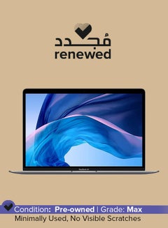 Buy Renewed - Macbook Air (2020) A2179 Laptop With 13.3-Inch Display, Intel Core i3 Processor/9th Gen/8GB RAM/256GB SSD/1.5GB Integrated Graphics English Space Grey in Saudi Arabia