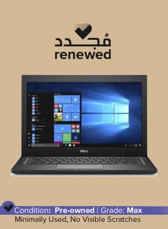 Buy Renewed - Latitude E7280 Laptop With 12.5-Inch Display,Intel Core i5 Processor/6th Gen/8GB RAM/256GB SSD/Windows 10 English Black in Saudi Arabia