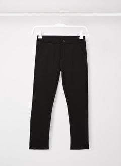 Buy Kids/Teen Elastic Waist Pants Black in UAE