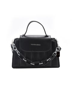 Buy Chain Detail Crossbody Bag Black in UAE
