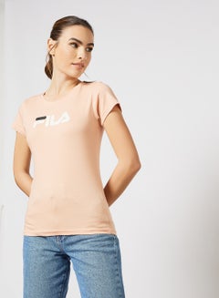 Buy Classic Logo T-Shirt Dusty Pink in UAE