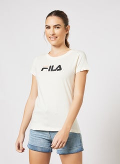 Buy Classic Logo T-Shirt Off-White in UAE