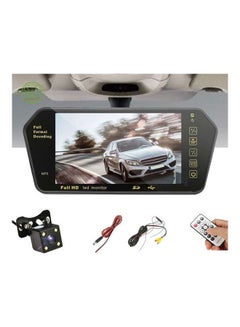 Buy Car Reverse Parking Assistance TFT LCD Bluetooth Rear View Mirror Monitor in Saudi Arabia
