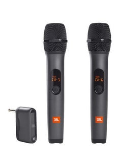 Buy Wireless Microphone Set JBLWIRELESSMIC-D Black in Saudi Arabia