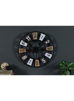 Buy Dart Wall Clock Multicolour 50x50x5cm in UAE