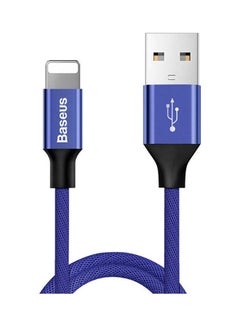 اشتري كابل USB لهاتف أبل أزرق في السعودية