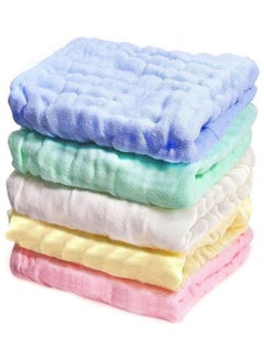 Buy 5-Piece Soft Cotton Baby Towel Set in UAE