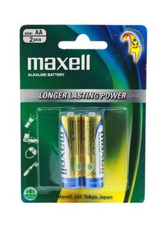 Buy 2-Piece Alkaline AA Batteries Multicolour in UAE