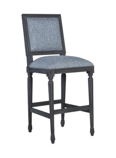 Buy Dining Chair Luxurious - In Grey D/ Oak/Blue Chair Grey D/ Oat/ Blue 50 x 56.5 x 119.5cm in Saudi Arabia