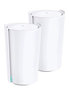 اشتري نظام شبكة واي فاي 6 ثلاثي النطاق من ديكو (ديكو X90) من قطعتين أبيض في الامارات