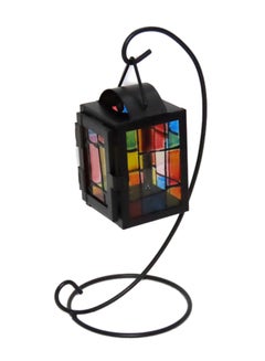 Buy Candle Light Contrast Color Square Multicolour 10.5x25x11cm in Saudi Arabia