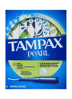 Buy Pearl Tampons with Plastic Applicator Multicolour 500grams in UAE