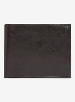 Buy Bi-Fold Casual Mens PU wallet Brown in Saudi Arabia