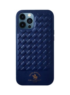 Buy Knight Series Protective Leather Case Cover For iPhone 12 Pro Blue in UAE