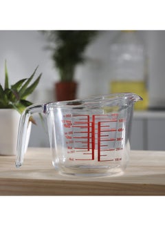  Pyrex Prepware 1-Quart Measuring Cup, Clear with Red