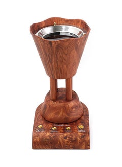 Buy Wooden Electric Incense Burner Brown 25cm in Saudi Arabia