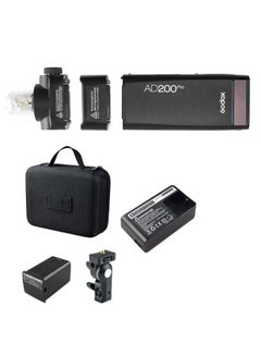 Buy AD200Pro Portable Wireless TTL Flash With Changeable Head in UAE