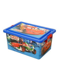 Buy Cars Neon Racers Cup Plastic Storage Container Multicolour 3.7Liters in UAE