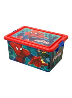 Buy Ultimate Spider Man Plastic Storage Container Multicolour 7Liters in UAE