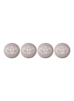 Buy Logo Center Wheel Caps 4 Pcs-Toyota For Car in Egypt
