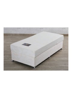 Buy Visco Memory Foam Mattress Beige 90x200cm in UAE