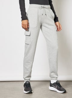 Buy NSW Essential Fleece Cargo Pants Grey in Saudi Arabia