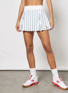 Buy Regular Tennis Skirt White/Blue in Saudi Arabia