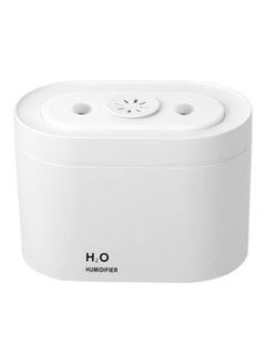 Buy Smart Aroma Diffuser Heating Double Spray Humidifier White in Saudi Arabia