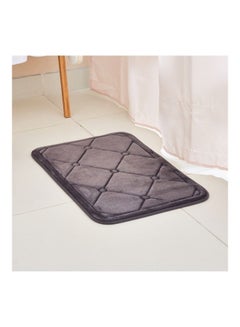 Buy Bella Memory Bath Mat Black 40 x 60cm in UAE