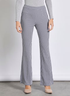 Buy Women's Casual Stylish Pants Black/White in Saudi Arabia