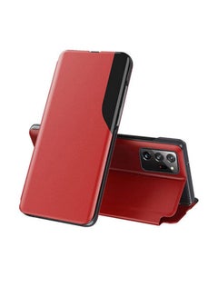 Buy Protective Flip Case Cover for Samsung Galaxy Note 20 Ultra Red in Saudi Arabia