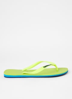 Buy Brazil Layered Sole Flip-Flops Green in Saudi Arabia