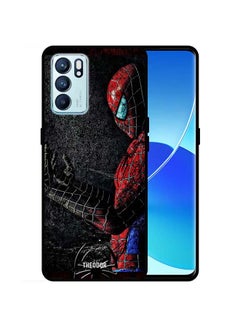 Buy Protective Case Cover For Oppo Reno 6 5G Spider Man in Saudi Arabia