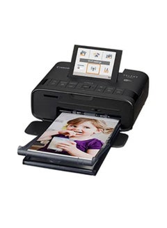 Buy SELPHY CP1300 Colour Portable Photo Printer Wi-Fi USB Apple AirPrint 8.1cm Tilt-Up LCD Screen Black in UAE