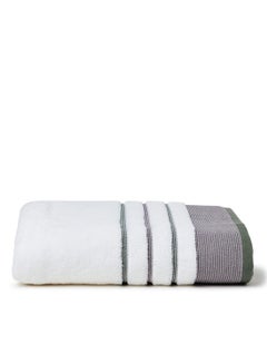 اشتري منشفة حمام كوزي ستايل زيرو تويست أبيض/أرجواني 70x140سم في السعودية