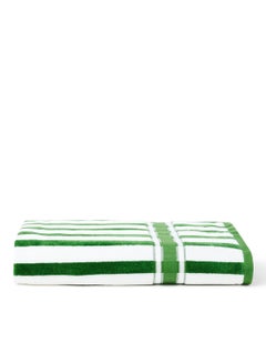 اشتري Yarn Dyed Multi Color Stripe Bath Towel Light Green 70x140cm في الامارات