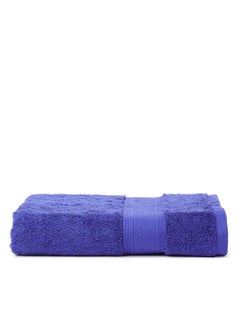 Buy Zic Zac Design Cotton Towel Blue 80x160cm in UAE