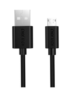 Buy USB A To Micro USB Cable 1m Black in Saudi Arabia