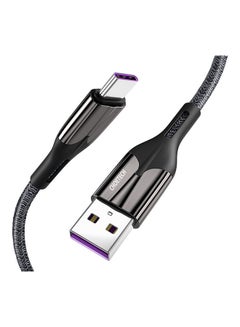 Buy 1.2-Meter USB A To C Cable Black in UAE
