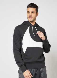 Buy Sportswear Swoosh Pullover Hoodie Black in Saudi Arabia