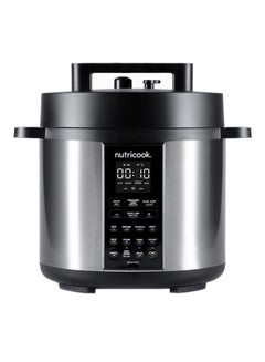 Buy Smart Pot 2 Non-Stick Pressure Cooker 6 L 1 kW SP204A Silver/Black in UAE