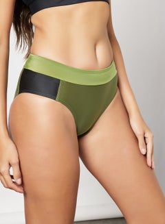 Buy Karlie Kloss Bikini Bottom Olive in Saudi Arabia