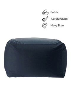 Buy Comfortable Fabric Bean Bag Navy Blue in Saudi Arabia