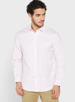 Buy Logo Regular Fit Shirt Pink in UAE