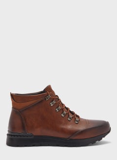 اشتري Casual Hike Detail Boots Brown في السعودية