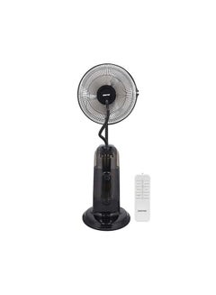 Buy 16" Mist Fan With LCD Display & Remote Control 3 Speed Setting & Breeze Modes  Oscillation & Tilt Function  0.5-7.5H Timer Function  Transparent Water Tank  Home & Office Use 0.0 L 75.0 W GF21161 Black in UAE