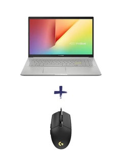 Buy K513Ep-Bq312T 15.6 Inch Full Hd 11Th Gen Intel Core I7 Core I7-1165G7 8Gigabyte Ram 512Gigabyte Ssd 2 Nvidia Geforce Mx330 Graphic Card - Windows Transparent Silver With G203 Lightsync Gaming Mouse English/Arabic Transparent Silver in Egypt