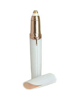 Buy Electric Eyebrow Hair Remover Epilator Pen Rose Gold/White in Egypt