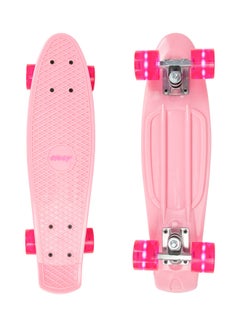 Buy LED Light Up Skateboard for Kids Ages 6-12, Teens and Adults with Strong Aluminum Trucks and Lighted PU Wheels; Mini Cruiser Kid Skateboard for Girls and Boys Beginners 22inch in UAE